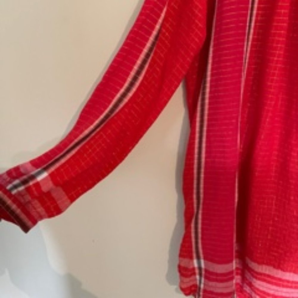 Pattern Red Tunic - Picture 4 of 4
